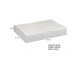 Maxibriefkarton weiß 320x230x50mm
